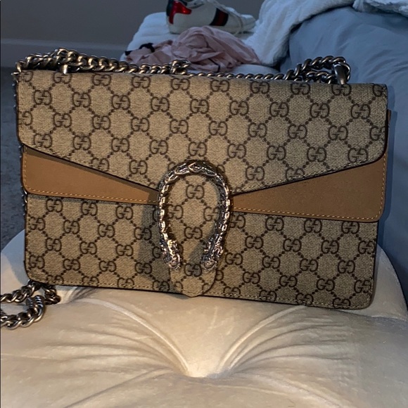 Gucci Beige and Brown Satchel - Picture 1 of 9